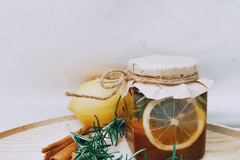 Collection of natural herbal remedies for home healing and immunity boost